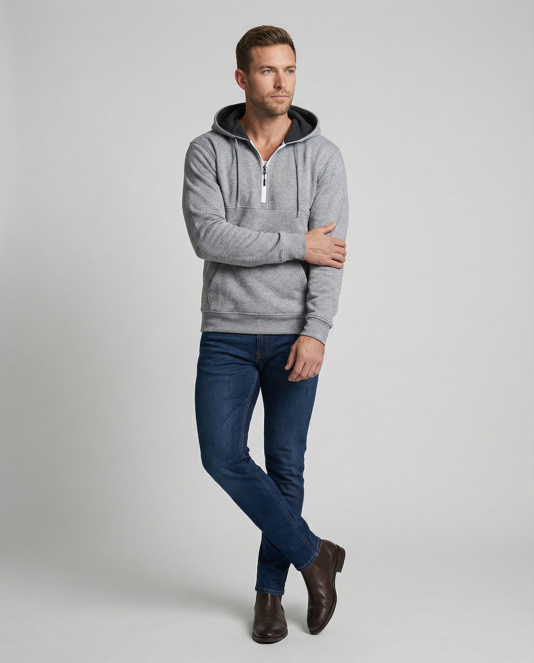 EB | Cooler Männer Halbzip Hoodie