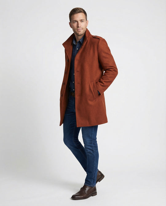 Herren stylische und langlebige Trenchcoat EB