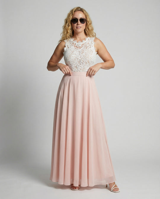 Elegantes Damen Sommerkleid aus Spitze für Sommer | EB