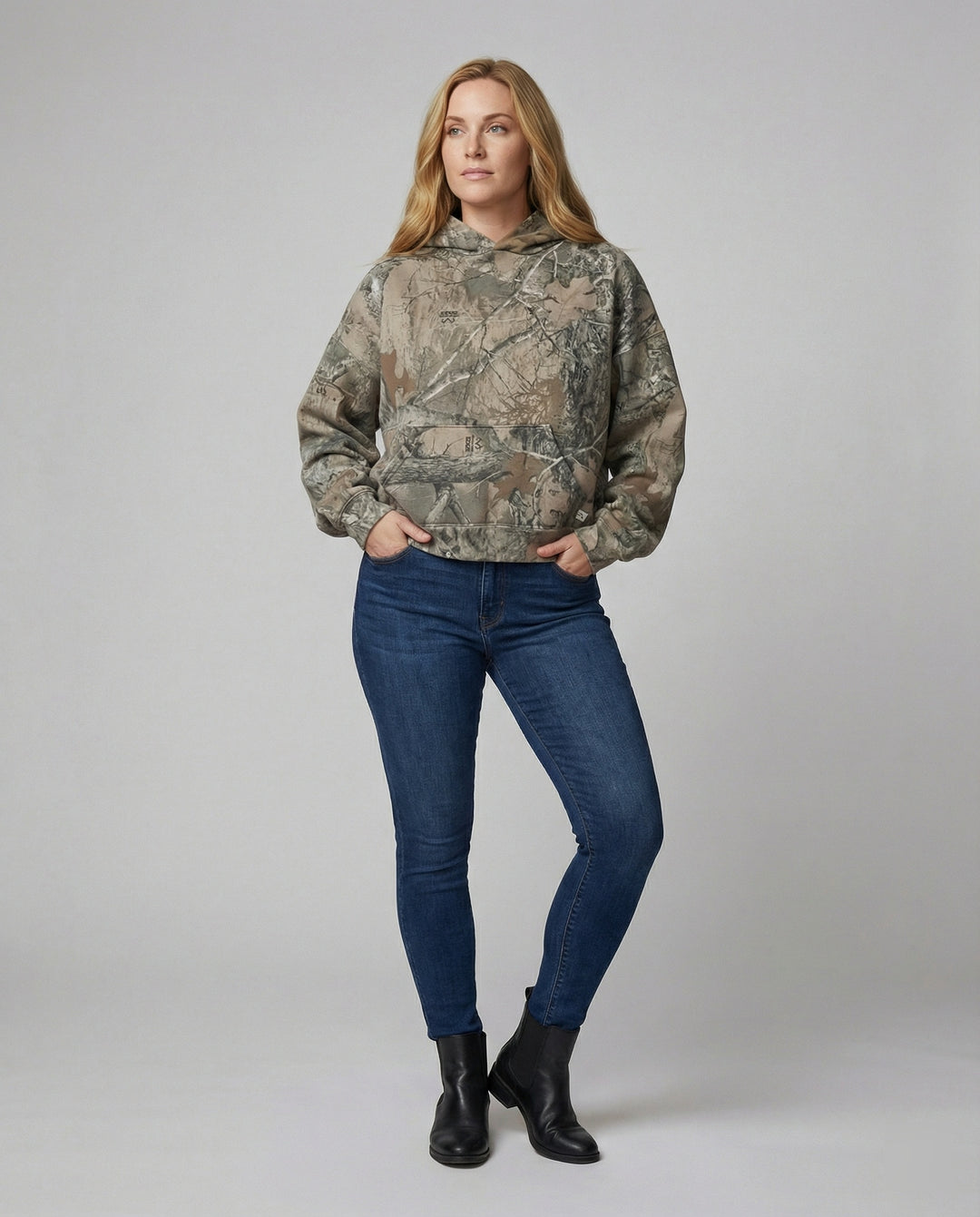 EB | Vintage Street Print Übergroße Hoodie