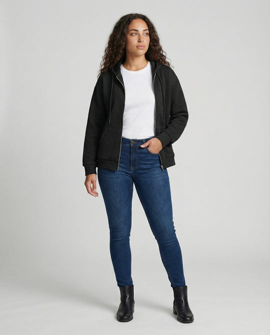 EB | Damen Zip-Up Freizeit Hoodie