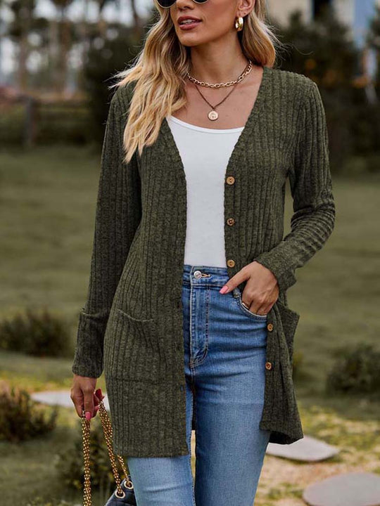 EB | Modische Strickjacke für Frauen mit Taschen