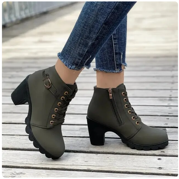 EB | Damen Stiefeletten mit Reißverschluss