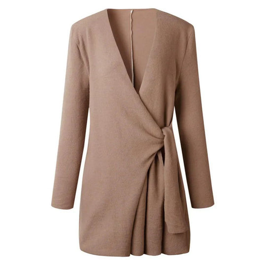 EB | Damenjacke Mit Bindegürtel – Elin