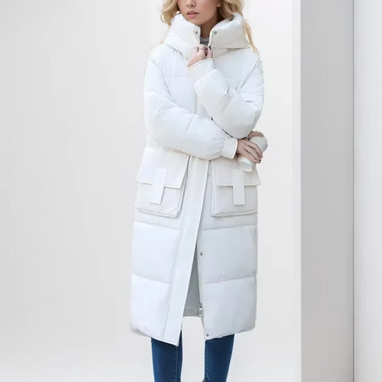 EB | wattierte Jacke - Winterjacke mit Kapuze und Taschen