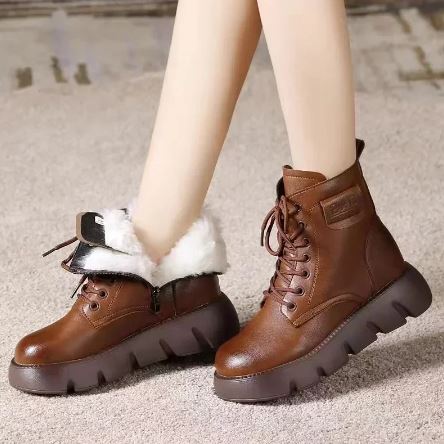 EB | Gepolsterte Stiefel mit Dicken Sohlen