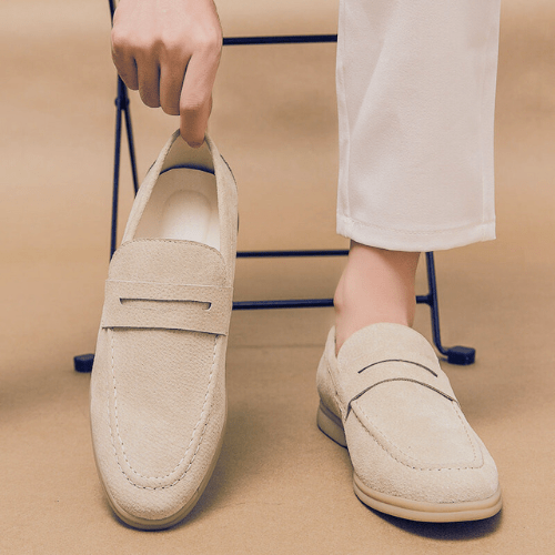 EB | Slipper Herren Klassische Loafers Herren Luxuriöse Verarbeitung Echtes Leder