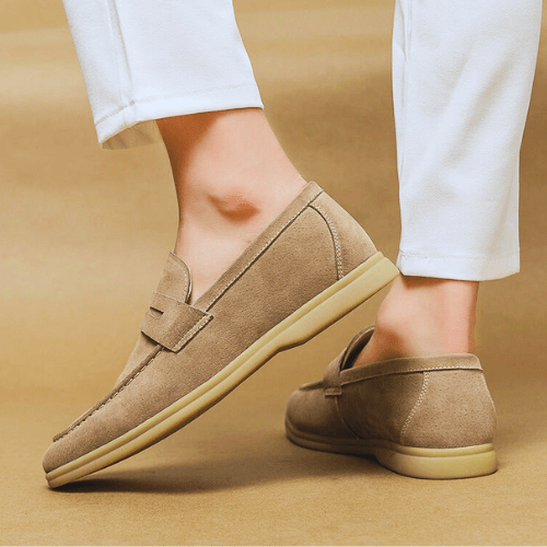 EB | Slipper Herren Klassische Loafers Herren Luxuriöse Verarbeitung Echtes Leder