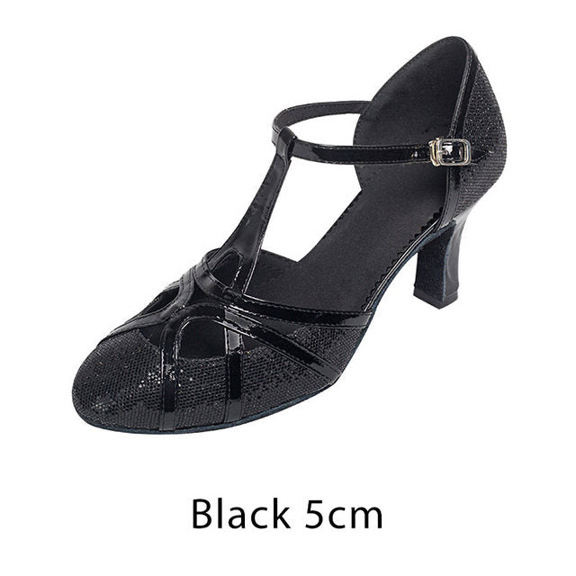 EB | Salsa Tanzschuhe Damen Latein Tanzschuhe 7Cm