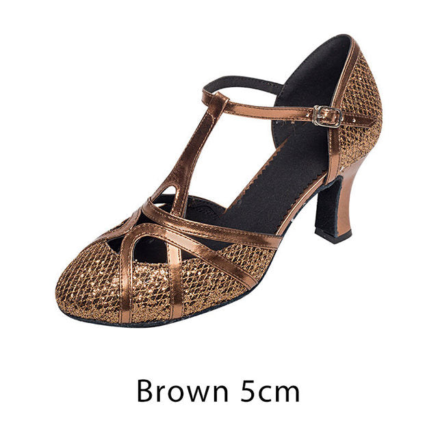 EB | Salsa Tanzschuhe Damen Latein Tanzschuhe 7Cm