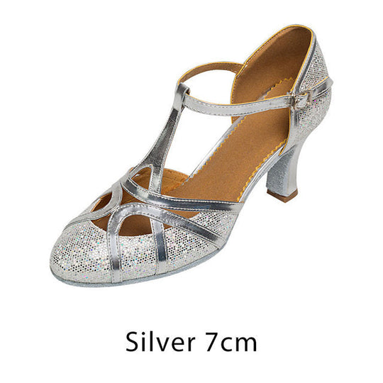 EB | Salsa Tanzschuhe Damen Latein Tanzschuhe 7Cm