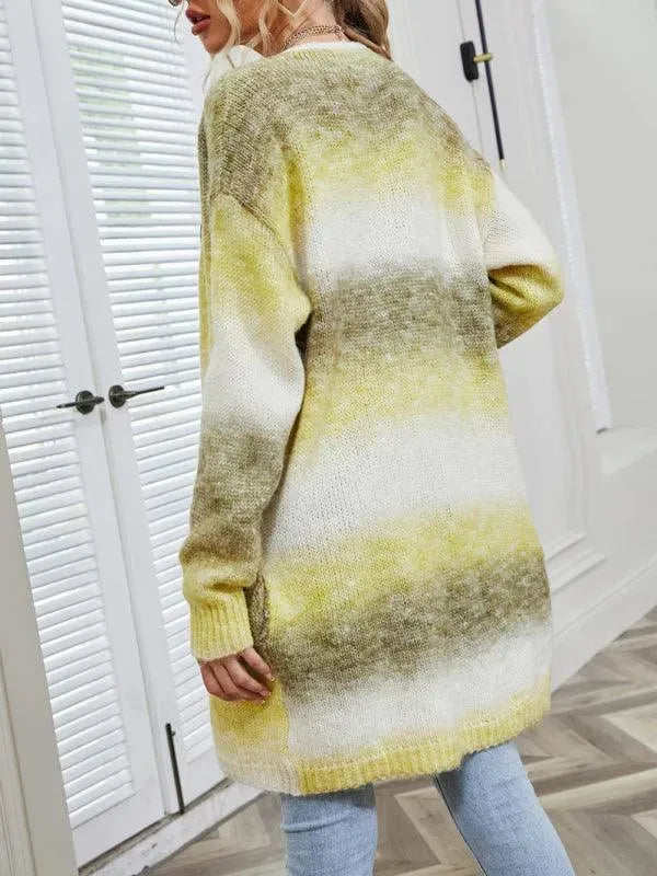EB | Tie Dye Damen Strickjacke Pullover