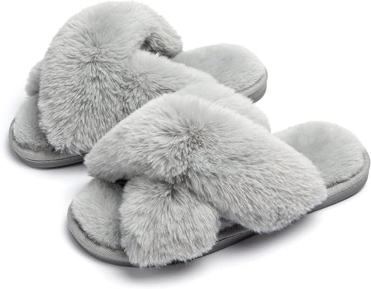Megan Crossband Hausschuhe | Warm & Stilvoll EB
