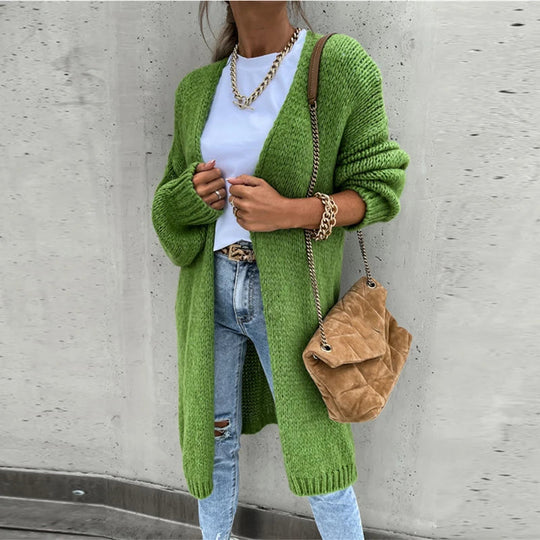 EB | Elegante Damenjacke Mittel Lang & Warm Für Herbst/winter
