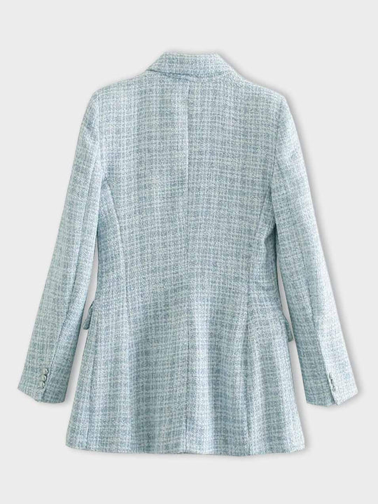EB | Hellblauer Damen Blazer mit Knöpfen