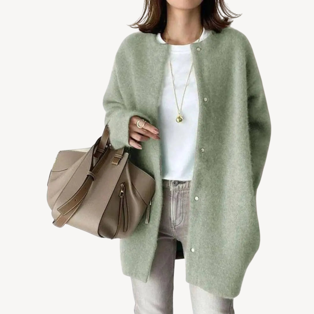EB | Button-Down Wollcardigan für Damen