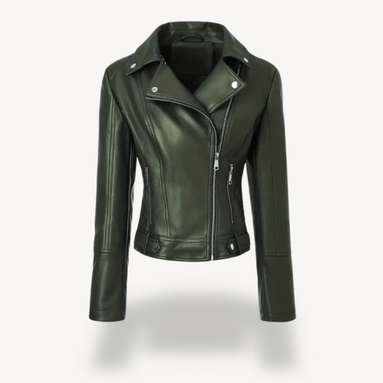 EB | Fake-Leder Bikerjacke für Frauen