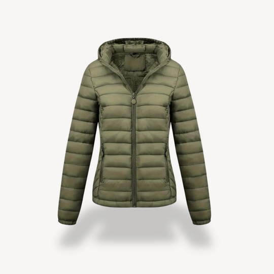 EB | Damen Gesteppte Pufferjacke mit Kapuze