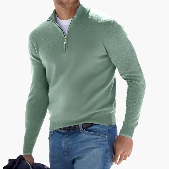 EB | Strickpullover mit Reißverschluss - Eleganter Freizeit- und Business-Look