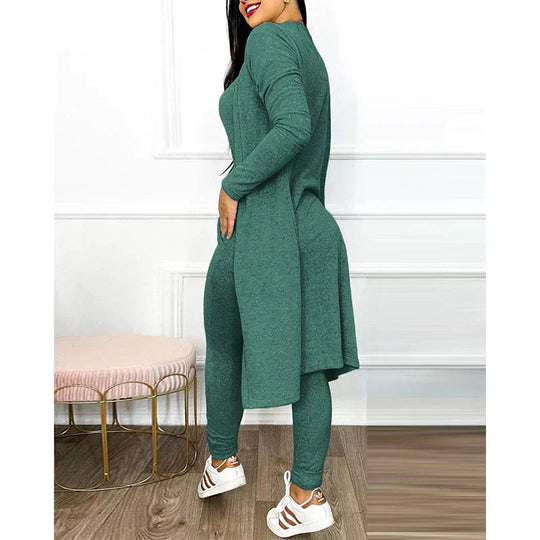 EB | Damen 3 Teiliges Loungewear Satz mit Jacke