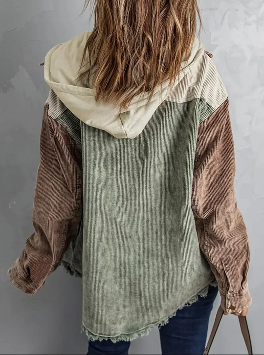 EB | Schöne & Kuschelige Weinlese Cordjacke