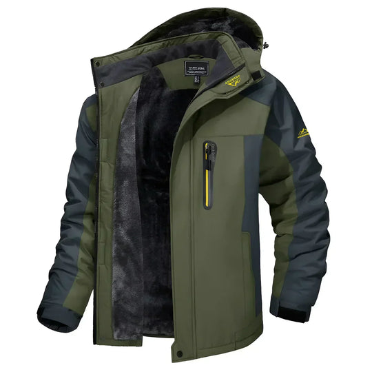 EB | Wasserdicht gefütterte Herrenjacke mit Kapuze