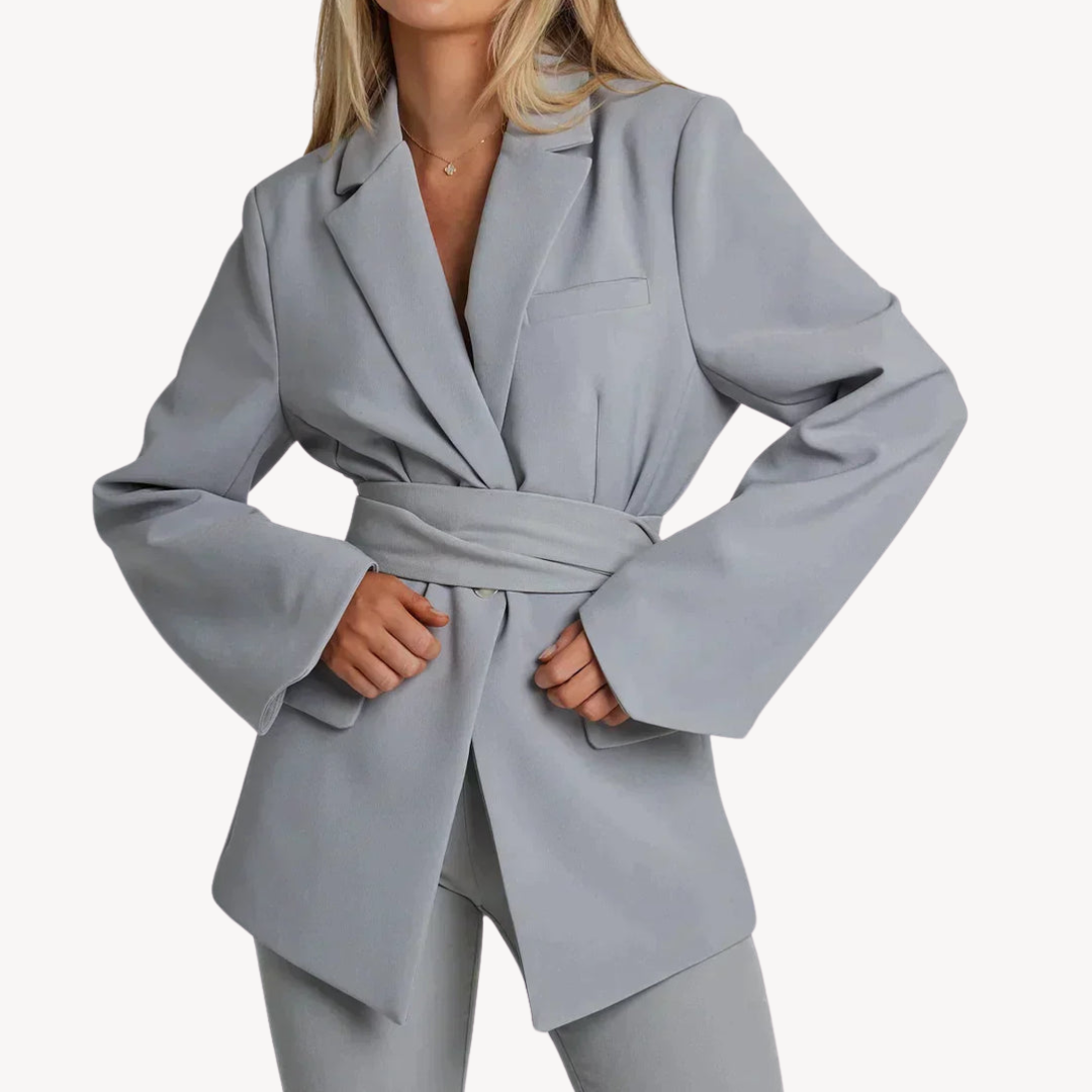 EB | Damen Gürtel-Blazer – Elegante Anzugjacke