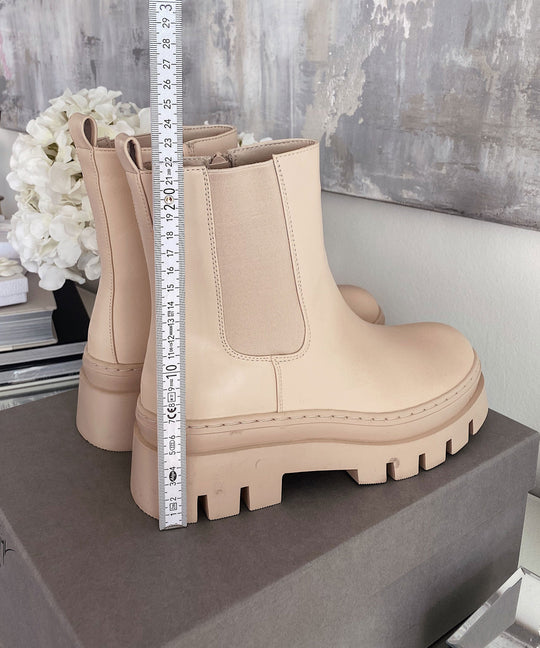 EB | Beige Kurze Stiefel
