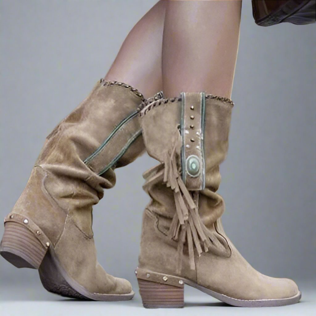 Sienna Mittlere Stiefel aus Wildleder EB