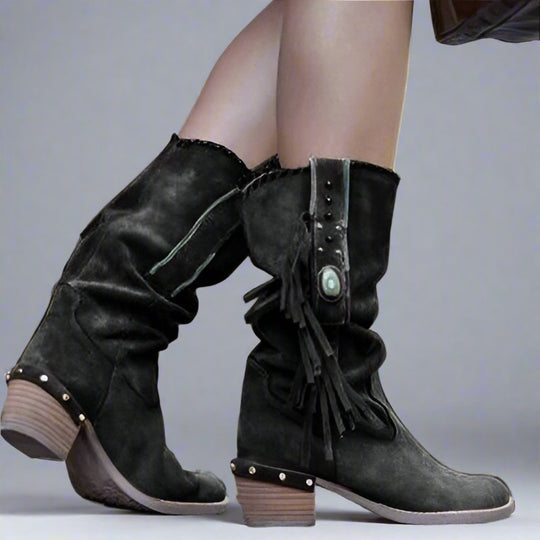 Sienna Mittlere Stiefel aus Wildleder EB