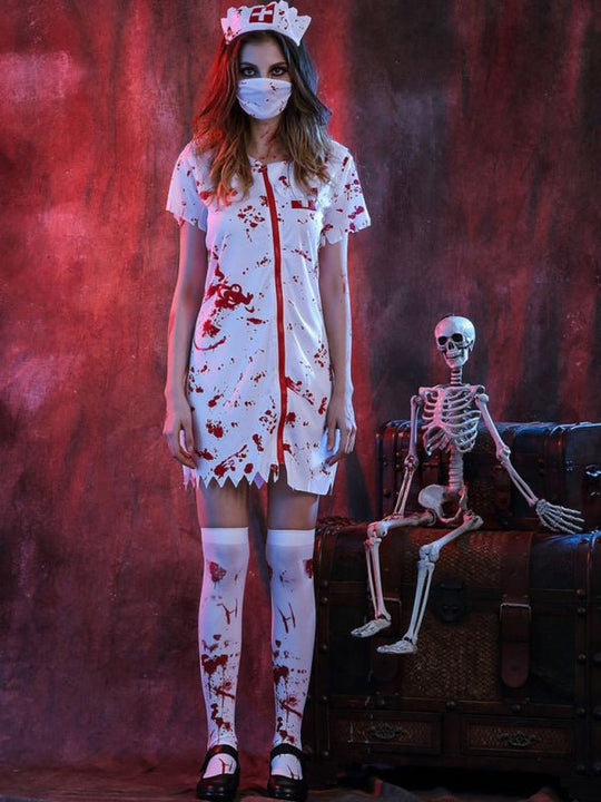 Heidi-Mode | Halloween Kostüm Halloween Horror Bloody Nurse Kostüm