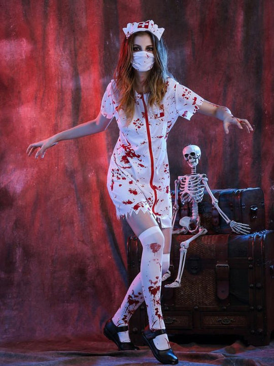 Heidi-Mode | Halloween Kostüm Halloween Horror Bloody Nurse Kostüm