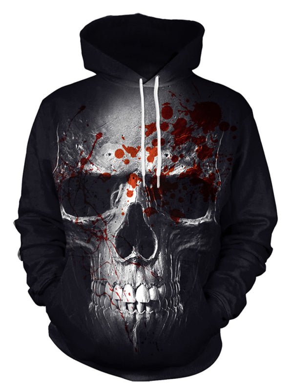 Heidi-Mode | Halloween Horror 3D Digital Gedruckter Kapuzenpullover