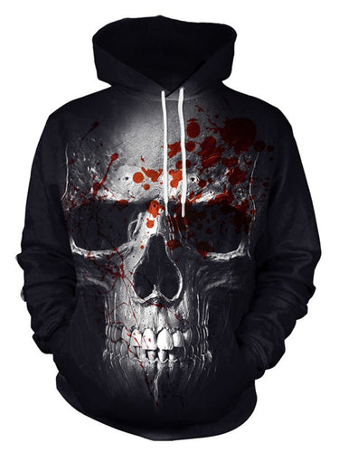 Heidi-Mode | Halloween Horror 3D Digital Gedruckter Kapuzenpullover