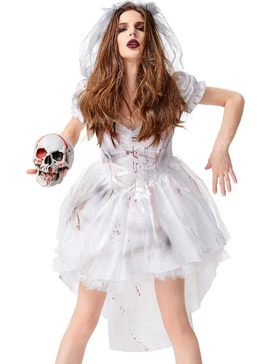Heidi-Mode | Halloween Vampir Braut Blutverschmiertes Charakterkostüm