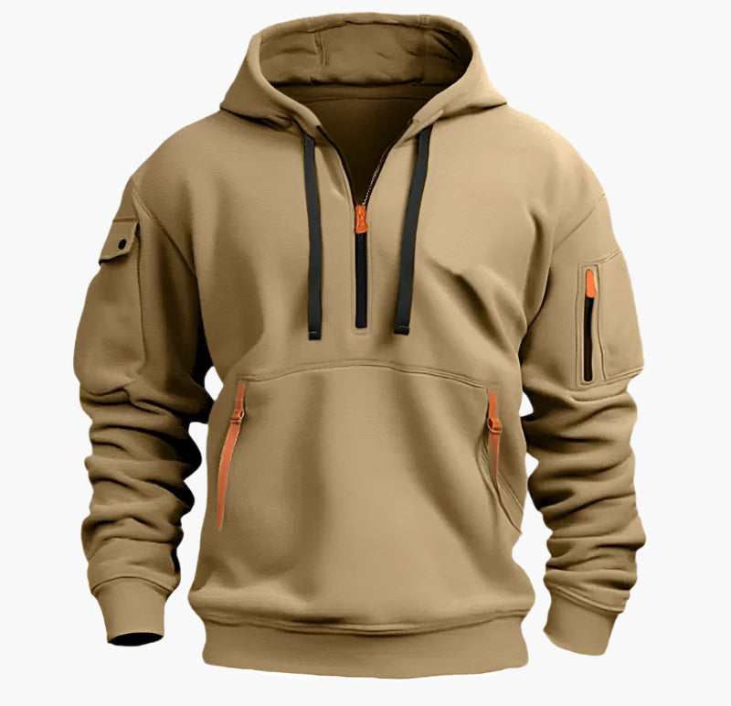 EB | Hoodie mit Reißverschluss - Funktionaler Freizeit-Hoodie für Alltag & Outdoor