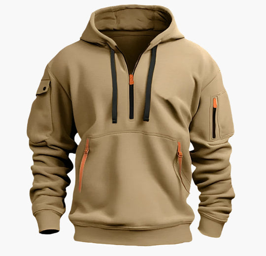 EB | Hoodie mit Reißverschluss - Funktionaler Freizeit-Hoodie für Alltag & Outdoor