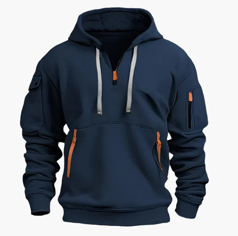 EB | Hoodie mit Reißverschluss - Funktionaler Freizeit-Hoodie für Alltag & Outdoor