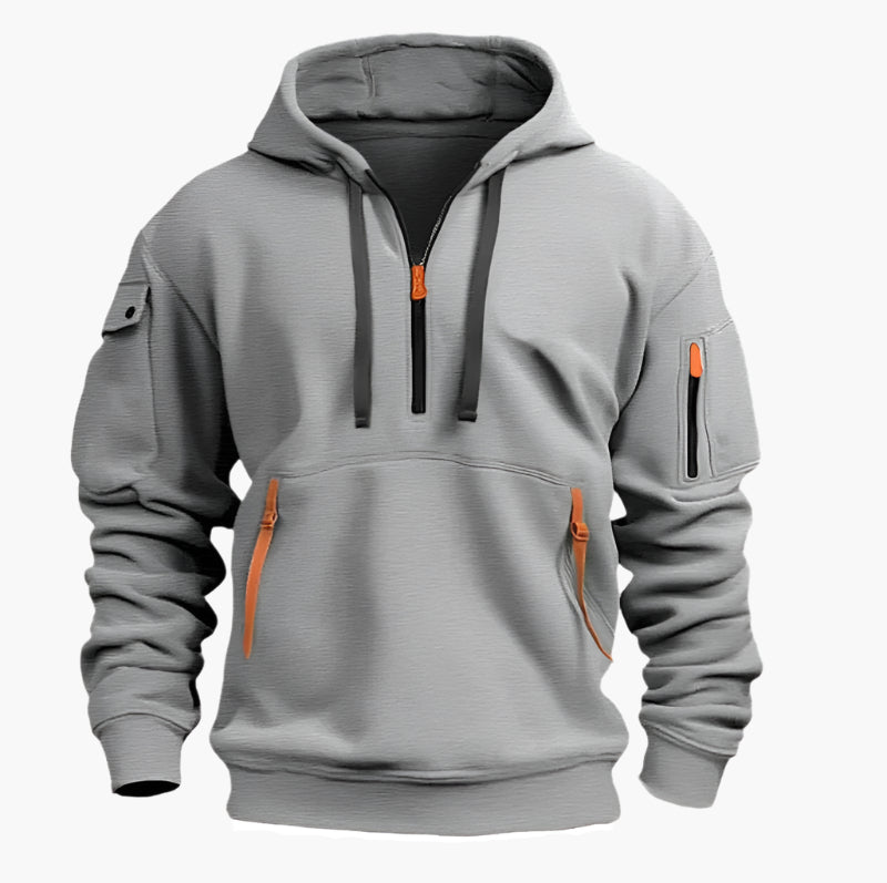 EB | Hoodie mit Reißverschluss - Funktionaler Freizeit-Hoodie für Alltag & Outdoor