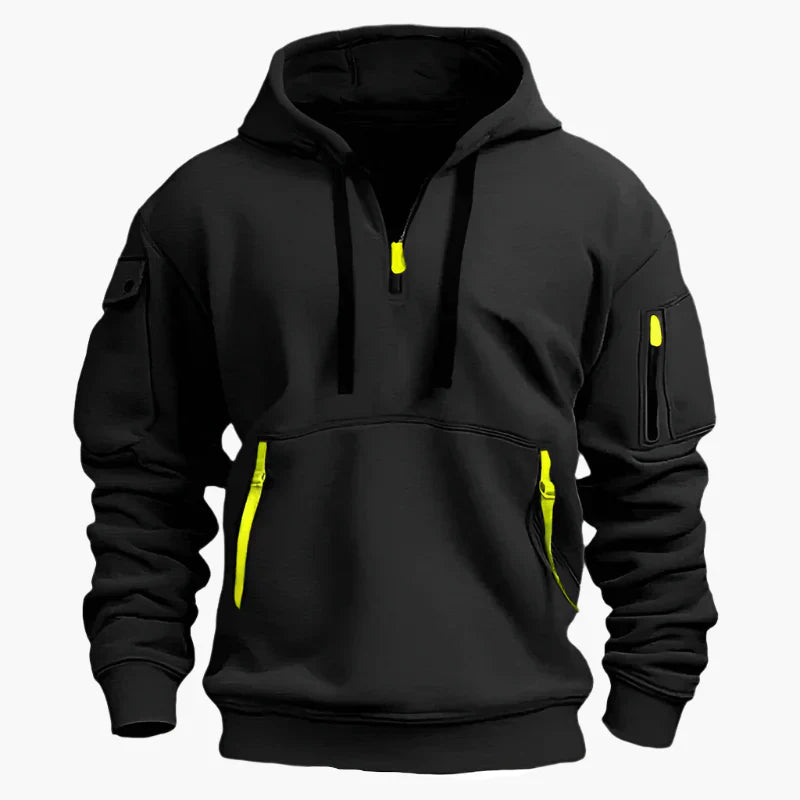 EB | Hoodie mit Reißverschluss - Funktionaler Freizeit-Hoodie für Alltag & Outdoor