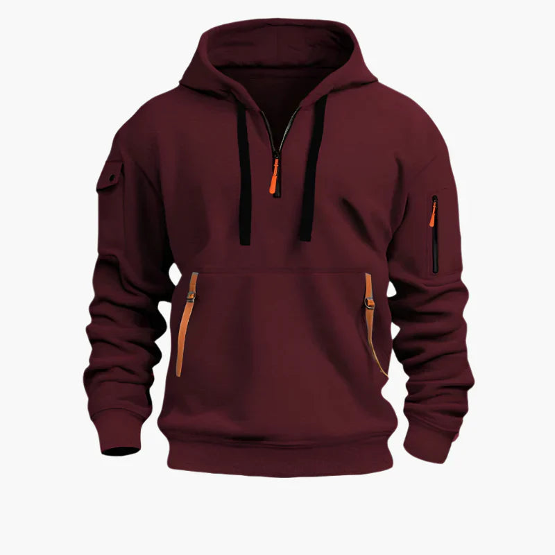 EB | Hoodie mit Reißverschluss - Funktionaler Freizeit-Hoodie für Alltag & Outdoor