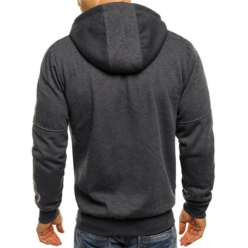 EB | Kapuzenjacke Sportlich Freizeit - Bequemer Hoodie mit Reißverschluss und Taschen