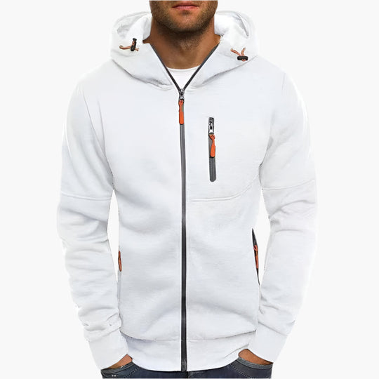EB | Kapuzenjacke Sportlich Freizeit - Bequemer Hoodie mit Reißverschluss und Taschen