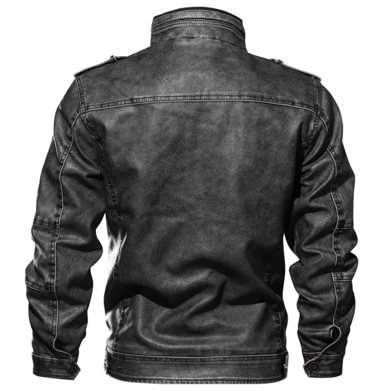 EB | Herren Slim-Fit Bikerjacke