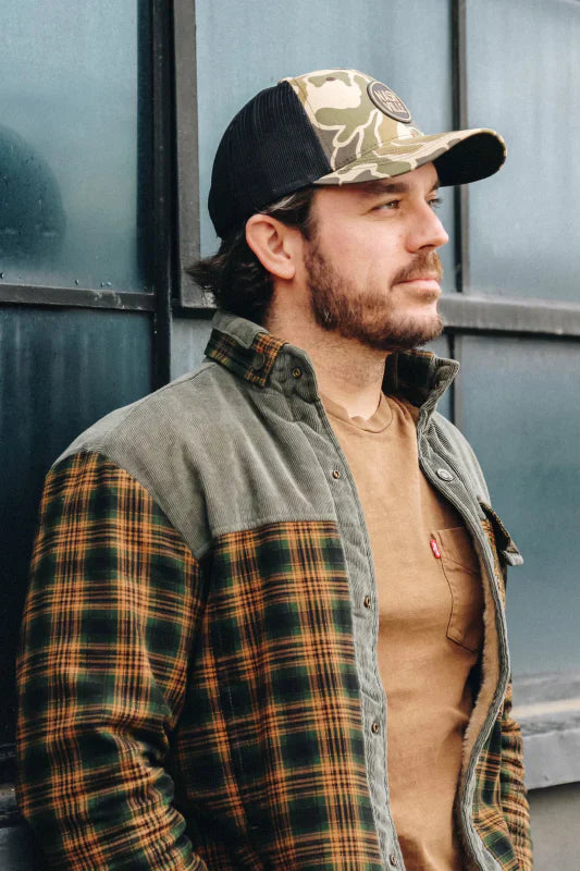 EB | Outdoor Flanelljacke Im Holzfäller-Stil mit Fleece - Freizeit- und Arbeitsjacke