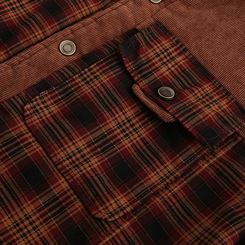 EB | Outdoor Flanelljacke Im Holzfäller-Stil mit Fleece - Freizeit- und Arbeitsjacke
