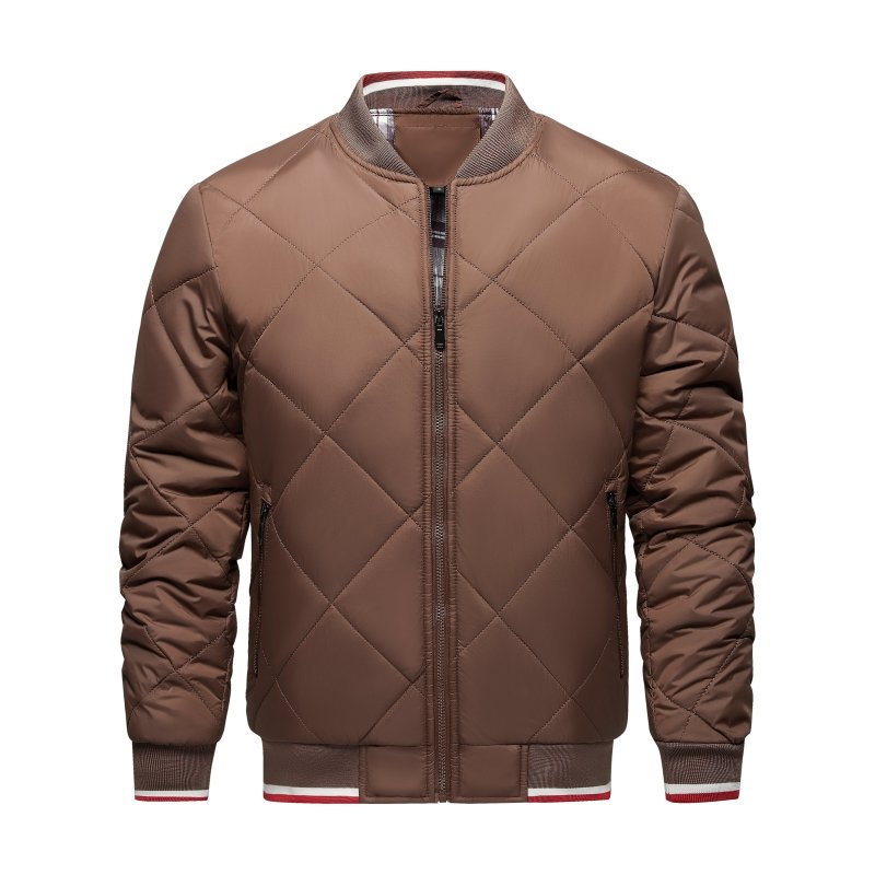 EB | Herren Rauten Stepp Bomberjacke