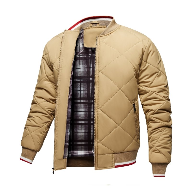 EB | Herren Rauten Stepp Bomberjacke