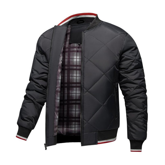 EB | Herren Rauten Stepp Bomberjacke
