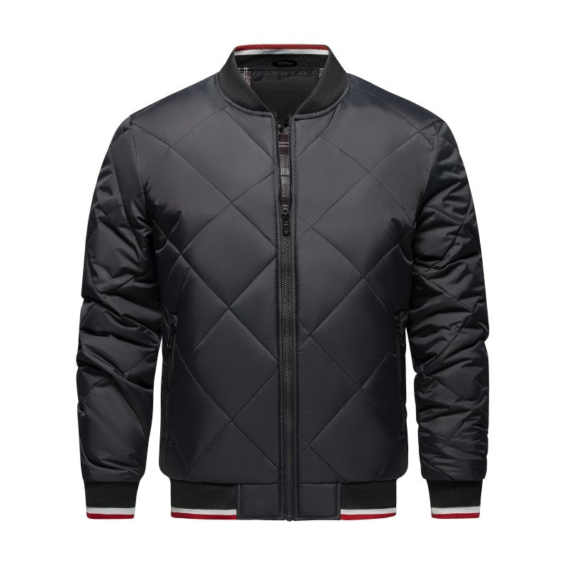 EB | Herren Rauten Stepp Bomberjacke